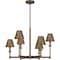 Quoizel Cross Chandelier 6 Lights Statuary Bronze CRO5026SU - alternate 6